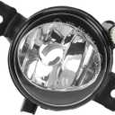 No.63177237434 Fog Light Grill for BMW X5 2011-2013 Clear,Black Right Front Lower Bumper Fog Light Cover Inserts ABS 1 Pc