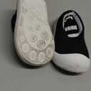 Engtoy Baby Shoes & Socks - Non-Slip Breathable Slippers with Soft Rubber Sole - Baby Boys & Girls Slip On Sneakers (12-15 Months Infant, Black)