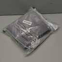 SimpleHome Ombre Curtains for Bedroom 36 Inch Length with Grommet Gradient Light Blocking Black Gradient Window Curtains for Living Room 2 Panels 42 x 36 Inch