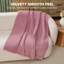 UGG Coco Plush Fleece Throw Blanket Soft & Cozy Blanket for Couch, Bed & Sofa, Perfect for Home Decor, House Warming Gifts or Luxurious Birthday Gifts for Women, 50" x 70", Pink Dusty Orchid