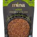 Mina Moroccan Lentils, Ready to Eat, Lentils High In Plant Based Protein, Vegan, Non-GMO, Gluten Free, Kosher, Microwavable, Packaged Meal & Side Dish, 10 oz (EXP 06/12/26)