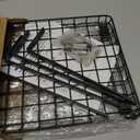 EVERHANGER Garage Wall Shelves 12x18 Inch, Wall Mounted Storage Shelf, Metal Shelf Rack, Heavy-Duty Shelf Organizer 2 Pack, Black