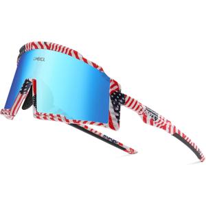 OMEKOL Two Sizes For Adults and Youth Sunglasses Sports Baseball Cycling Glasses Men Women MTB Bicycle Eyewear Outdoor (F4), Size: Adult