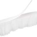 Uxcell Weather Stripping Brush, 26ft L x 0.35" W x 0.9" H Self-Adhesive Seal Weatherstrip Sweep Brush White for Door Window