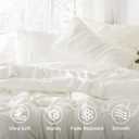 Bedsure King Size Sheets Set - 4 Pieces Soft King Sheets - Breathable & Cooling - Hotel Luxury - Easy Care Polyester Microfiber Bedding for Women, Men, Ivory