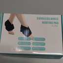 Cordless Foot and Ankle Massager for Pain Relief, Ankle Heating Pad with Massage, Foot Heating Pad with Massage, Heated Foot Brace Wrap, 3 Heat Levels, 3 Vibration Modes, Auto Shut-Off (Adjustable Size, Grey)