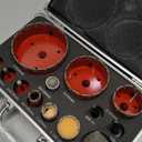 DAYDOOR Diamond Hole Saw Kit, 15-Piece Tile Hole Saw Kit 6/6/8/20/25/35/51/76/102mm, Vacuum Brazed Core Drill Bits for Porcelain Tile, Granite, Marble, Stone