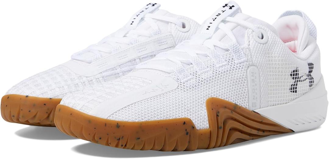 Under Armour TriBase Reign 6 White/ Distant Gray/ Black 10.5 D (M)