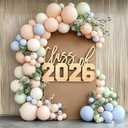 Class of 2026 Sign for Backdrop,Wooden Graduation Party Decorations for We are So Proud of You,Congrats Grad 2026,2026 Graduation Party Decorations