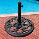 Black Powder Coated Umbrella Stand