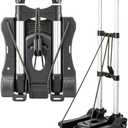 Vsaikeo Small Folding Hand Truck Dolly with 2 Wheels, Lightweight Aluminum Foldable Luggage Cart, Collapsible Cart Portable Dolly for Airport Travel Moving Use