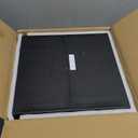 Leinuosen 6 Pcs Large Buffet Risers, 6 to 11 Inch Catering Dessert Table Risers Food Decorative Stands with hollow bottom for Catering Supplies, Party(Black, Square)