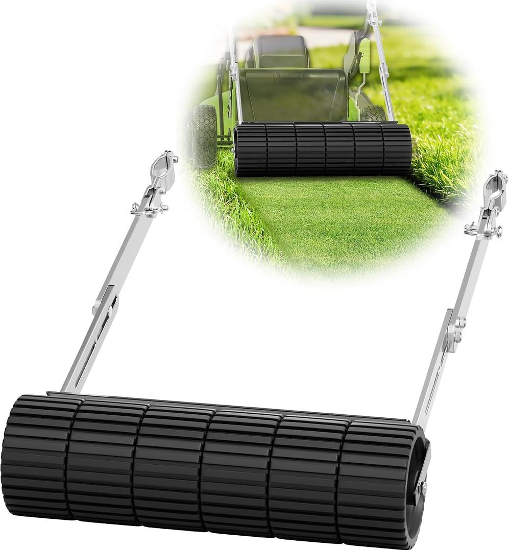 Lawn Striping Kit for 21" Walk-Behind Mowers, No-Sand Grass Striper Roller | Fits EGO LM2100, Toro Recycler & Honda HRX217, Stainless Steel Frame&Rubber Roller,Quick-Release Mount, Works With Bagger