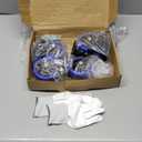 4 Inch Caster Wheels, Casters Set of 4 Heavy Duty, Locking Swivel Casters with Brake, Industrial Plate Casters Wheels Include Free Hardware Kits for Workbench, Furniture, Cart