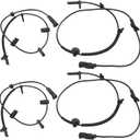 4Pcs 22951116 22739727 ABS Wheel Speed Sensor, Replacement for Buick, Replacement for Chevrolet, Replacement for GMC, Replaces ALS1754 10391044