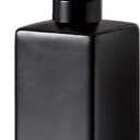 Matte Black Ceramic Square Hand Soap & Lotion Dispenser for Bathroom, Dish Soap Dispenser for Kitchen - 14oz