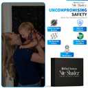 Portable Blackout Curtains (60" x 80") - Travel Blackout Curtains for Baby Nursery w/Stars - Portable Blackout Shades w/UV & Thermal Protection - 20 Stick on Suctions & Velcro Blackout Window Cover