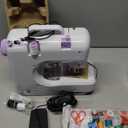 Sewing Machine for Beginners with 12 Built-in Stitches, Mini Sewing Machine with Foot Pedal, High-Low Speeds, Portable and Sewing Enthusiasts (505)