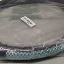 PINCTROT Bling Bling Comfy Steering Wheel Cover with Jumbo Crystal Rhinestones, Anti-Slip Diamond Leather, Universal 15 Inch (Sky Blue) (Medium(Standard) Size[14 1/2''-15''])