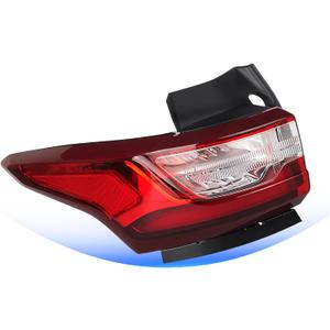 LED Tail Light Assembly Compatible with Chevy Traverse 2018 2019 2020 2021 Rear Brake Turn Signal Outer Taillight Replacement 84618033 GM2804130 (Left Driver Side)