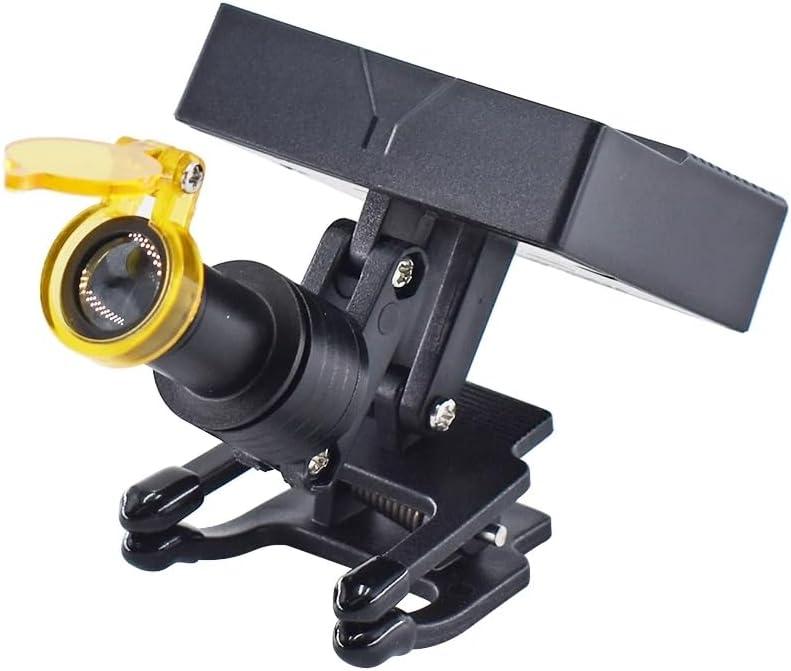 Lightweight Dental Headlight Portable Medical Spotlight with Optical Filter for Binocular Loupes Lab Magnifier Eyeglass Frame 5W Wireless