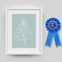 MTLEE Award Ribbon Rosette Set Satin Participation Ribbon Honorable Awards Badge Blue Red and White Prizes 1st 2nd 3rd Place Medals for Classroom Prize Science Fair Talent Show(12 Pcs)