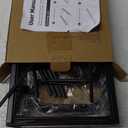 MUDEELA Pots and Pans Organizer Rack for under Cabinet, Expandable 11.81''-22.85'' Pot Lid Kitchen Cabinet Organizer Holder with 10 Adjustable Compartment Cutting Board Organizer for Pan Lid, Bakeware