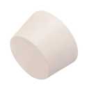 uxcell White Tapered Shaped Solid Rubber Stopper for Lab Tube Stopper Size 12