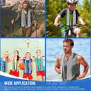 Hosuly 6 Pack Cooling Towels 40" x 12" Sport Towels, Cooling Rag for Neck and Face Ice Breathable Chilly Portable Neck Wraps for Yoga(Light Gray)