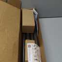 KAMANINA 1 Inch Curtain Rods for Windows 72 to 144 Inches (6-12ft) Bronze Heavy Duty Curtain Rod, Adjustable Long Drapery Rods with Marbled Finials