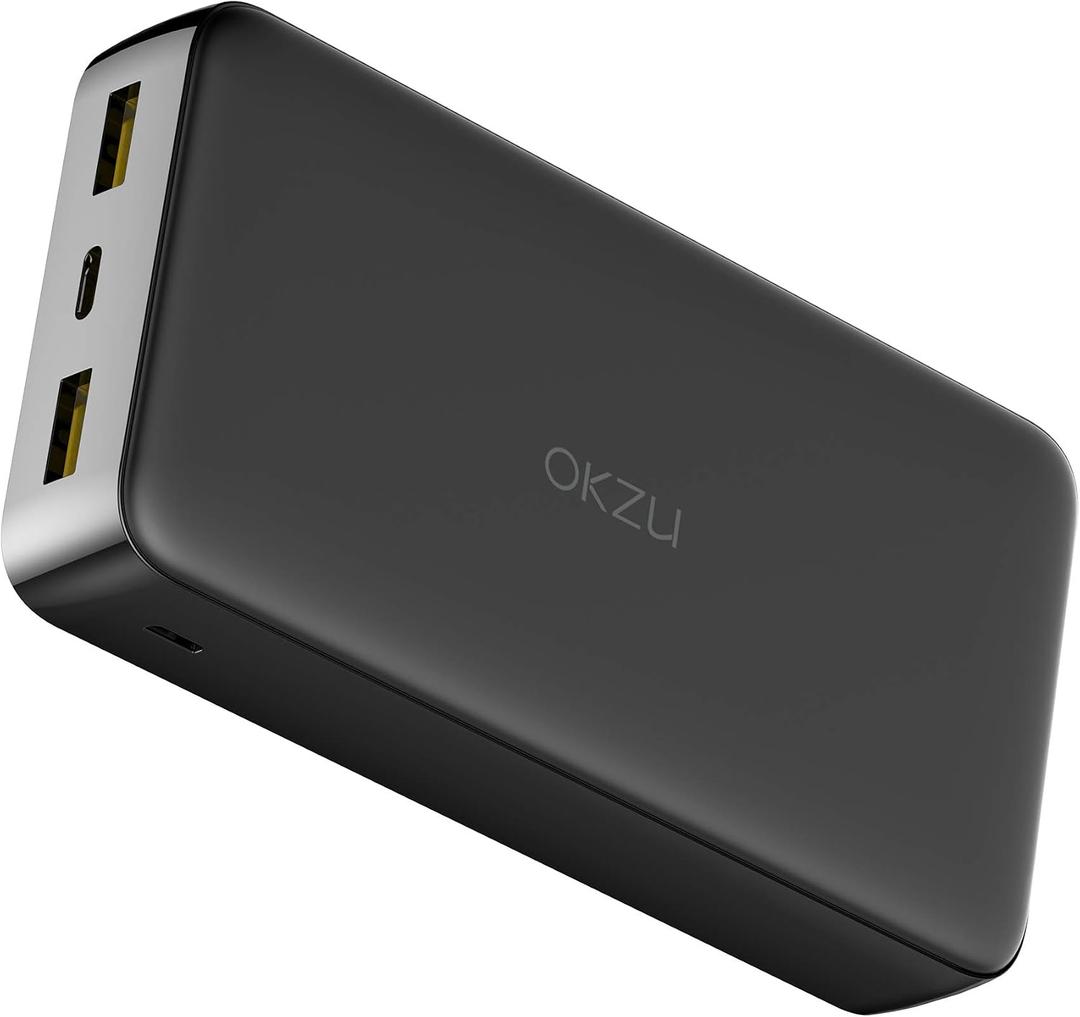 OKZU 5V 2A Lighter 20000mAh Heated Vest Battery Pack Power Bank for Heated Jacket Heated Hoodies Heated Stadium Seats Fast Recharging Portable Charge for Heated Clothing, Camping Chair