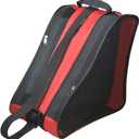 Gooyule Ice Skate Bag - Large Capacity Skating Bag Fits Quad, Inline and Most Roller Skates (Red)