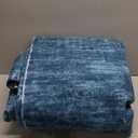 RUGSREAL 3x5 Bedroom Area Rug Solid Color Area Rugs Washable Dining Room Throw Carpet Modern Contemporary Area Rug Non-Slip Throw Indoor Carpet for Living Room Bedroom Kids Room, 3' x 5' Indigo