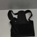 Fit Geno Back Brace Posture Corrector for Women and Men, Shoulder Straightener, Adjustable Full Back Support, Upper and Lower Back Pain Relief - Scoliosis, Hunchback, Hump, Thoracic, Spine Corrector (Medium/Large, Black)