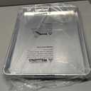 Commercial Quality Baking Sheet Pan Set, Natural Aluminum Cookie Sheet, Umite Chef Warp Resistant Baker's Half Sheet Pan, Large Thick Cookie Tray Pans for Baking, Roasting(2 Pack, 18X13In)