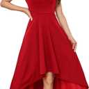 Bbonlinedress Womens Cocktail Dress Hi Lo Formal Evening Party Wedding Guest Bridesmaid Dresses (Large)