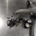 Amazon Basics Ergonomic Executive Office Desk Chair with Lumbar Support, Flip-up Armrests, Adjustable Height, Grey Leather