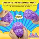 Giant 4 Inches Jumbo Stress Balls for Adults Anxiety Relief, Nedoh Balls Squishy Balls Fidget Squeeze Squish Big Ball for Anti-Stress