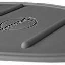 Encasa XO Silicon Mat for Hot Iron Rest - Heat Resistant, Anti - Slip, Thicker Pad for Protecting Your Table During Ironing, Non-Burning, Machine Washable, Durable - Grey (27x14 cm, Gray)