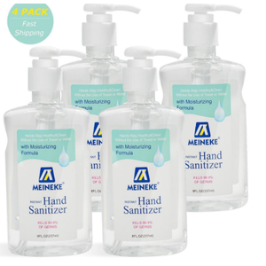 8 Fl. Oz. Advanced Hand Sanitizer Gel with 62% Alcohol Based,4 Pack