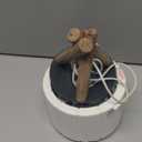 Campfire Flame Diffuser for Essential Oils, 250ml Ultrasonic Cool Mist Aromatherapy Humidifier with Remote Control, 7-Color LED Lights, Timer & Auto-Off for Home, Office & Bedroom (White)