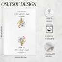 Floral Christian Kitchen Towels Set of 2, Proverbs 31 Woman Gifts, Bible Verse Decorative Dish Tea Towels for Kitchen, Religious Gifts for Women Hand Towels for Bathroom Decor, 16x24 Inch