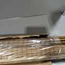 LazBlinds No Drill Bamboo Roman Shades, 42.5" W × 64" H, Eastfield Teak