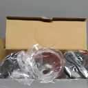 Ninja Blender Cups Replacement 24oz Compatible with Ninja BN401, BL450, BL456, BL480, BL2012, BN751, BN801, SS101, SS151 3 Pack with To-Go Lids