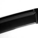 RN98 Universal Rain Snow Guard Sun Roof Wind Deflector,1pcs Tape-On Dark Smoke Auto Moonroof Window Visor Fit The Sunroof/Moonroof Which is Not Wider Than 36.8".