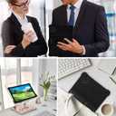 ATOOZ for DOOGEE Tab A9 Case 10.1 Inch 2025,Soft Silicone Kids Case for DOOGEE Tab A9 Pro 10.1 Tablet with PC Stand (Black)