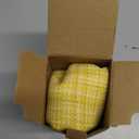 Kevin Textile Pack of 2 Decorative Outdoor Waterproof Throw Pillow Covers Lumbar Pillowcases Modern Cushion Cases for Patio Couch Bench 12 x 20 Inch Yellow