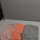 KYEESE 3Pack Dog Sweater Cat Sweaters with Sleeves Stretchy Cat Clothes Soft Pet Coat Pullover Dog Sweaters for Small Dogs Girl Comfy Pet Fleece Sweater Lightweight Dogs Sweatshirt for Cold Weather (Medium (8.5-13lbs), 2# 3Pack(Orange+Grey+Stripe))