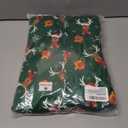 ANGELGGH Family Matching Christmas Onesie, Cute Vacation Xmas Print One Piece Pajamas, Hooded Holiday Sleepwear Nightwear PJs (Green, M)