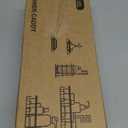 Veken Rustproof&Waterproof Shower Caddy 5-Pack, No Drilling Adhesive Wall Mounted Shower Shelves Rack, Heavy Weight Bearing, Large Organizer Storage Accessories, Ideal for Bathroom,Home&Kitchen, Black